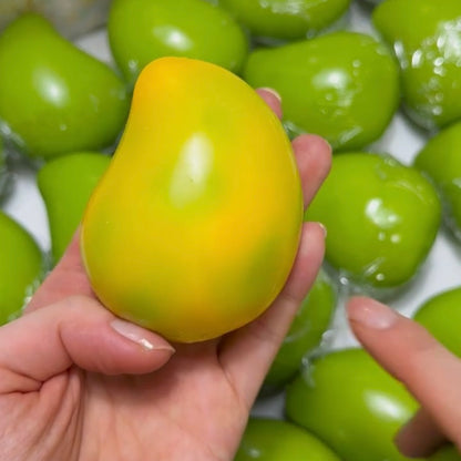 Mango Handmade Stress Ball (Please Note That The Skin Is Easily Broken)