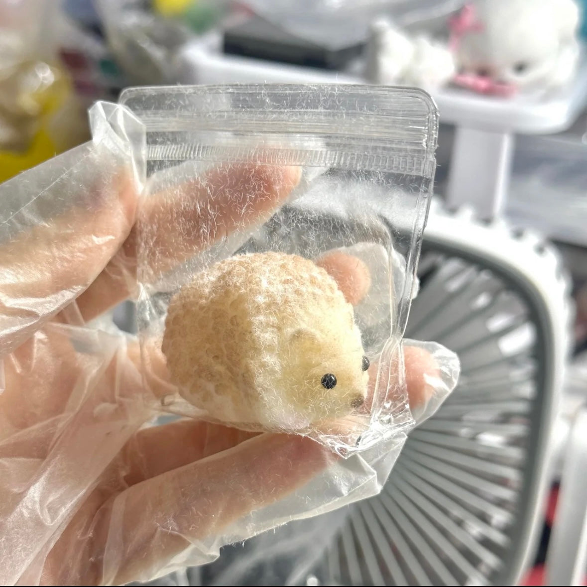 Handmade Mini Hedgehog Taba Squishy Toy