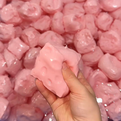 150g-200g Cheese Vaseline Base Stress Ball Squishy Stress Relief Decompression Toy