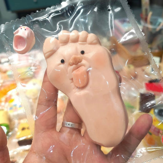 Handmade Foot Taba Squishy Toy