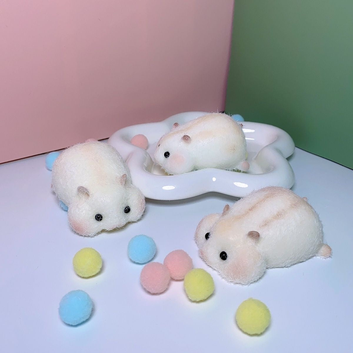 Handmade Silicone Hamster Stress Relief Squishy Toy