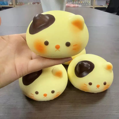 Slow Rising Squishy Calico Cat Stress Relief Decompression Toy