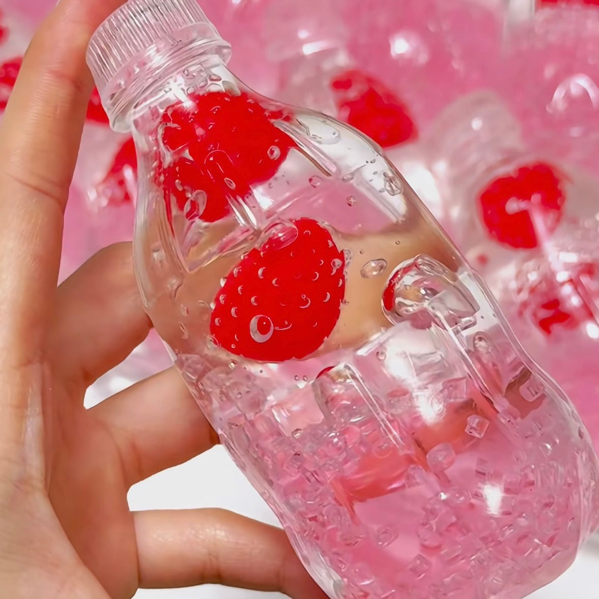 Handmade Strawberry / Blueberry Sparkling Water Stress Ball