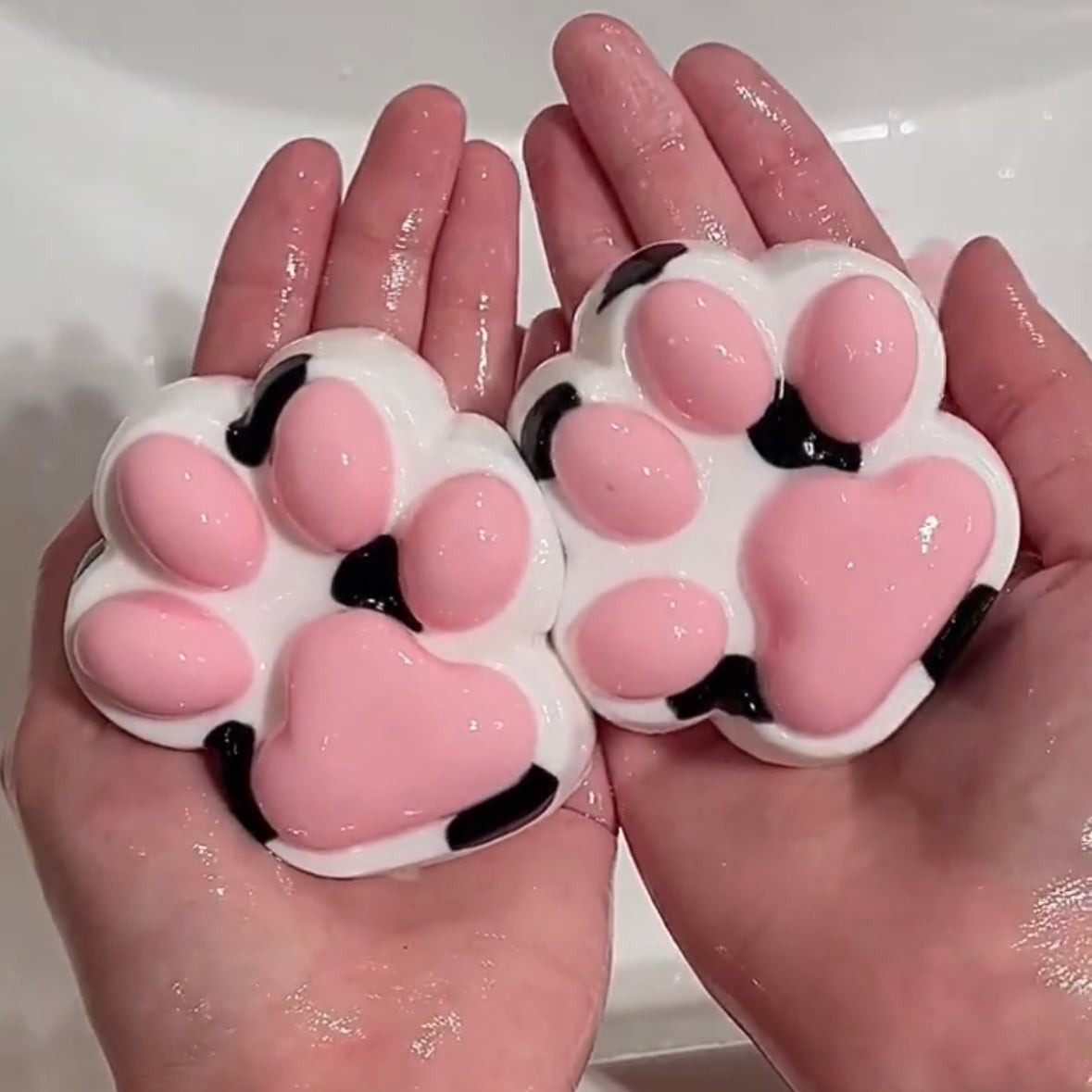 Handmade Silicone Cat's Paw Stress Relief Squishy Toy