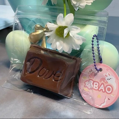 DOVE Chocolate Stress Relief Squishy Toy