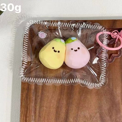 2pcs Mini Eggplant Taba Squishy Toy