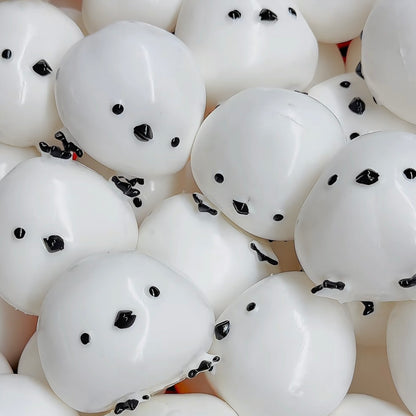 Crunchy White Chicks Bead & Clay Base Stress Ball Squishy Stress Relief Decompression Toy