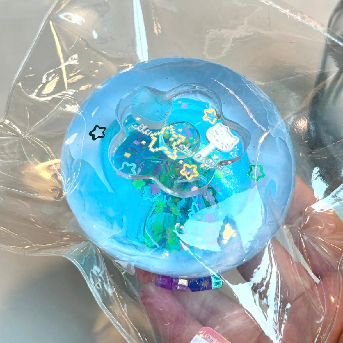 Transparent Flower Stress Ball Taba Squishy Toy (Liquid Squishy)