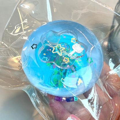 Transparent Flower Stress Ball Taba Squishy Toy (Liquid Squishy)