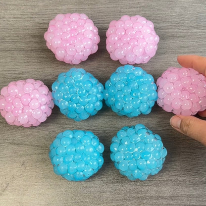 Pink & Blue Stone Handmade Stress Balls