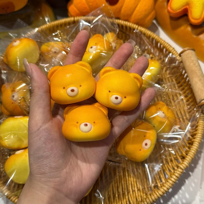 Slow Rising Squishy 3pcs A Set Mini Bear Stress Relief Decompression Toy