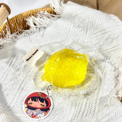 Transparent Lemon Taba Squishy Toy