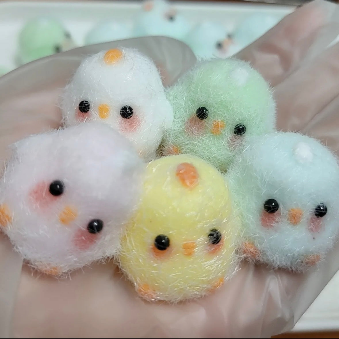 Handmade Super Mini Chicks Stress Relief Squishy Toy