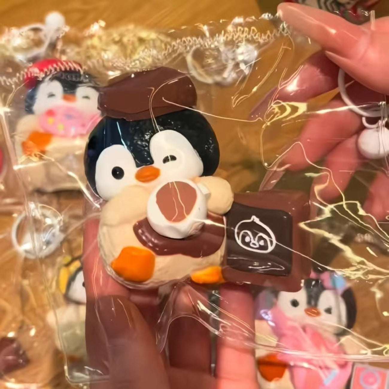 Handmade Cute Penguin Taba Squishy Toy