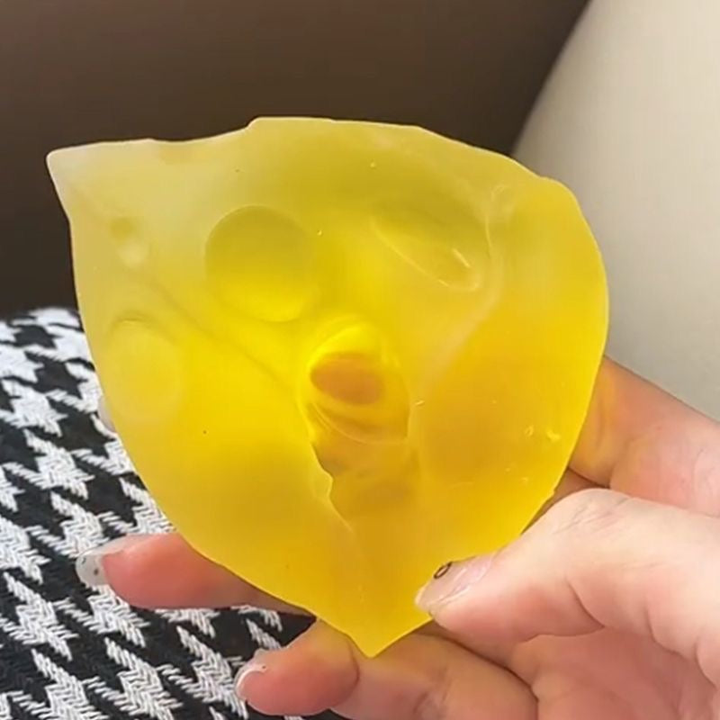 Cheese Stress Ball Jelly Ball Squishy Stress Relief Decompression Toy