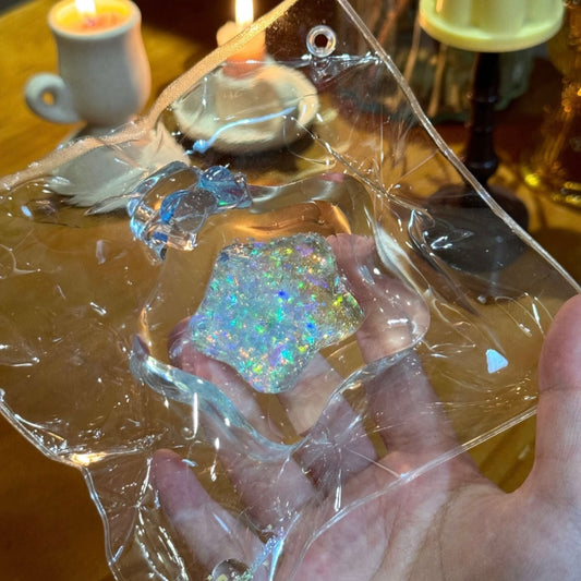 Transparent Wish Bottle Taba Squishy Toy