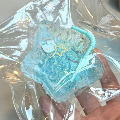 Transparent Star Taba Squishy Toy (Liquid Squishy)