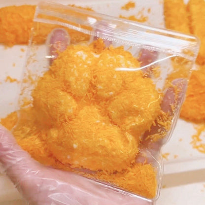 120g Handmade Silicone Fried Crispy Cat's Paw Stress Relief Squishy Toy