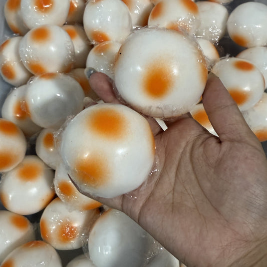 Crunchy Rice Cake Bead & Clay Base Stress Ball Squishy Stress Relief Decompression Toy