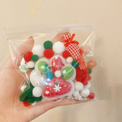 Handmade Silicone Christmas Cat's Paw Taba Squishy Toy - Christmas Series