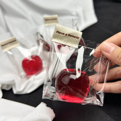 Handmade Transparent Red Apple & Green Apple Taba Squishy Toy