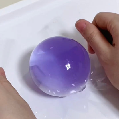 Handmade Transparent Stress Ball Taba Squishy Toy with Freebie
