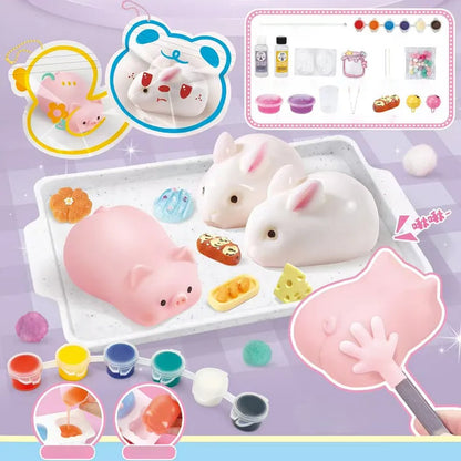 Animal Squishy Making Kit for Starter, No Odor, for Squishy Toy Making  (50ml Part A  + 50ml Part B)