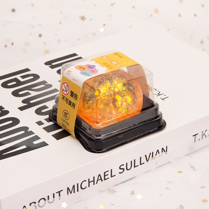 120g Steamed Bun Stress Ball Jelly Ball Squishy Stress Relief Decompression Toy