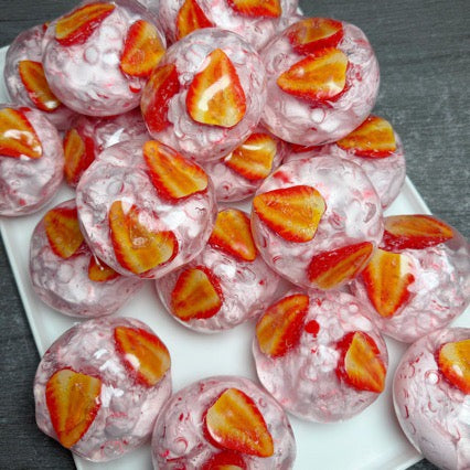 Strawberry Cream Clay Base Stress Ball Squishy Stress Relief Decompression Toy