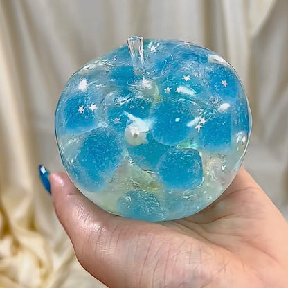Blue Apple Vaseline Base Stress Ball Squishy Stress Relief Decompression Toy