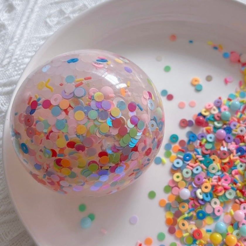 Rainbow Color Handmade Stress Balls