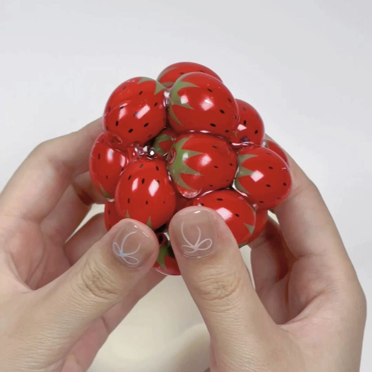 Red Apple / Green Apple / Watermelon / Strawberry / Persimmon Handmade Stress Balls (Please Note That The Skin Is Easily Broken)