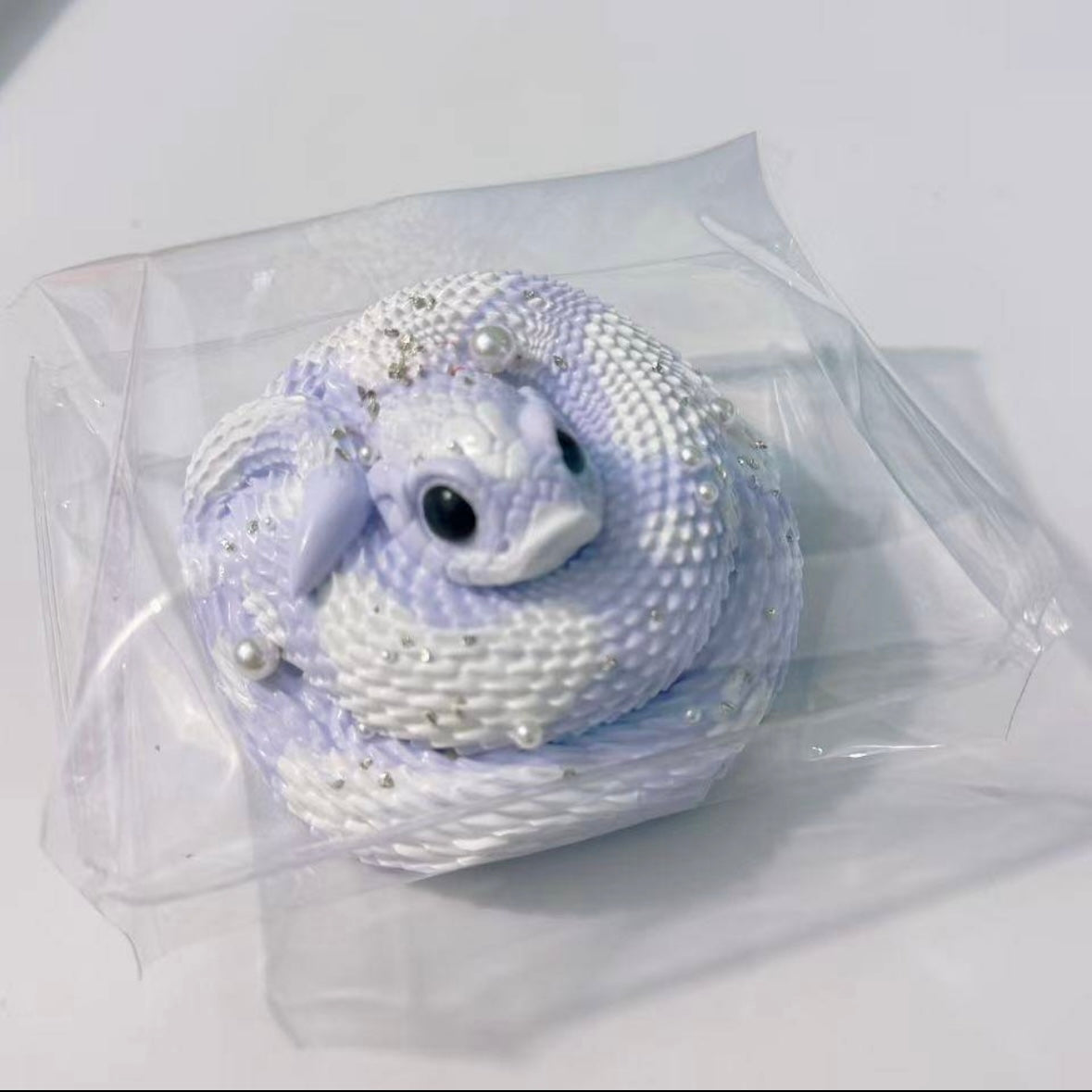 Handmade Circling Snake Taba Squishy Toy