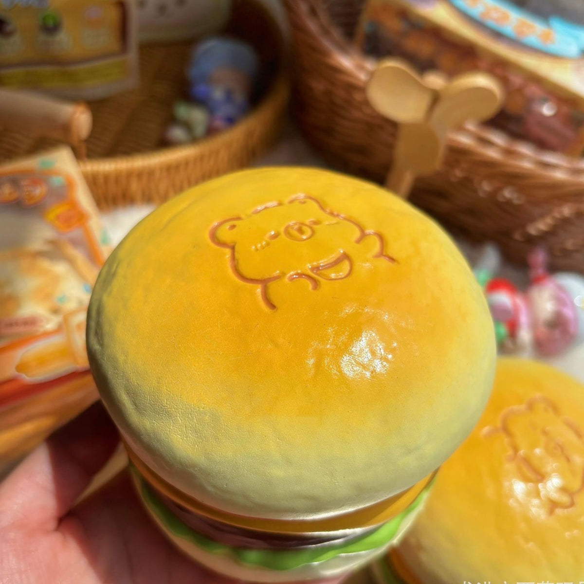 Slow Rising Squishy Large Hamburger Stress Relief Decompression Toy