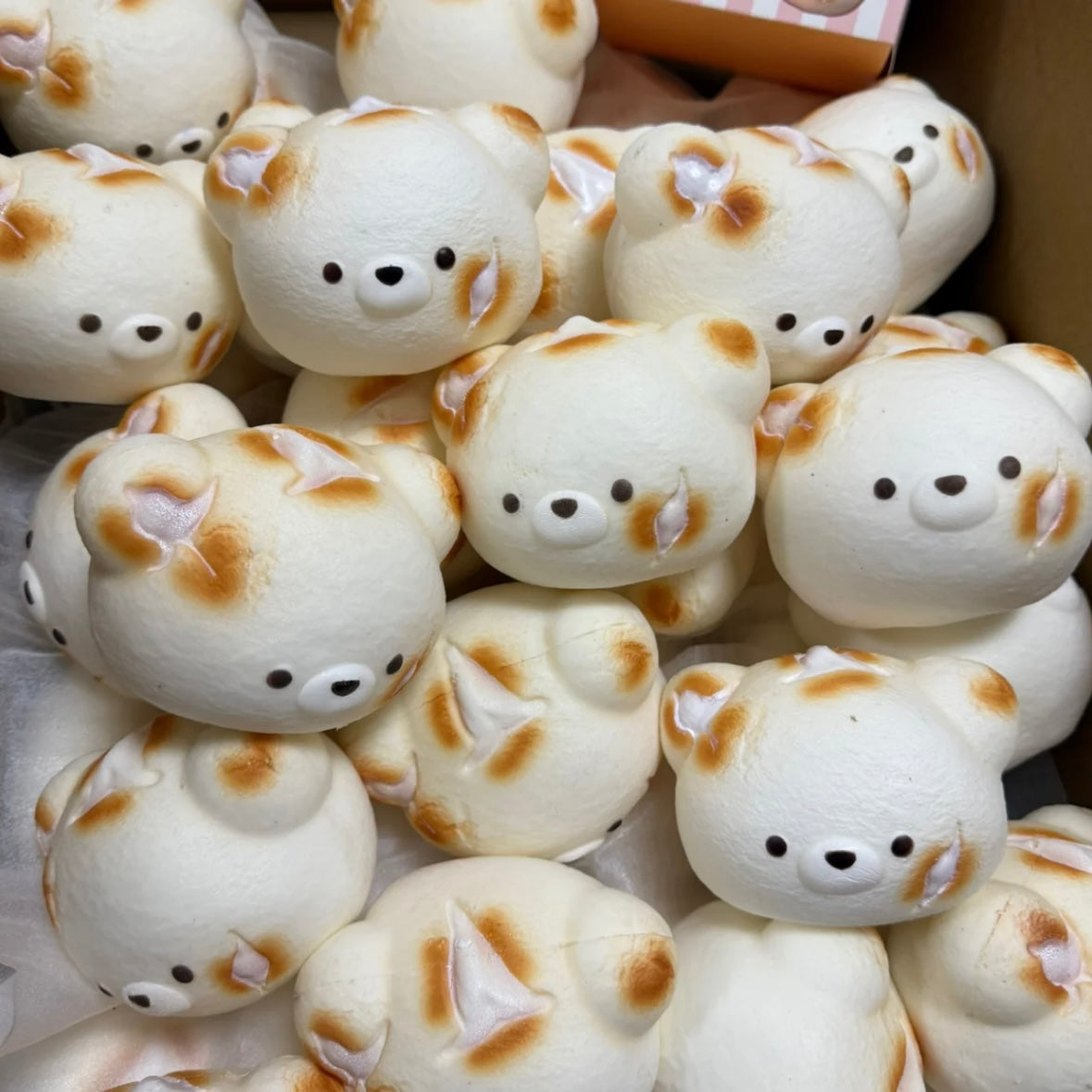 Slow Rising Squishy Bear Head Stress Relief Decompression Toy