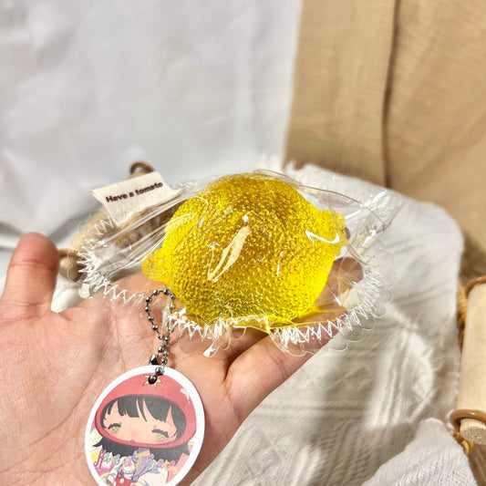 Transparent Lemon Taba Squishy Toy
