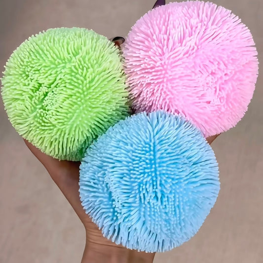 Crisp Satisfying Sound Fluffy Ball Handmade Stress Ball