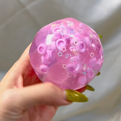 Fruit Hard Candy & Vaseline Base Stress Ball Squishy Stress Relief Decompression Toy