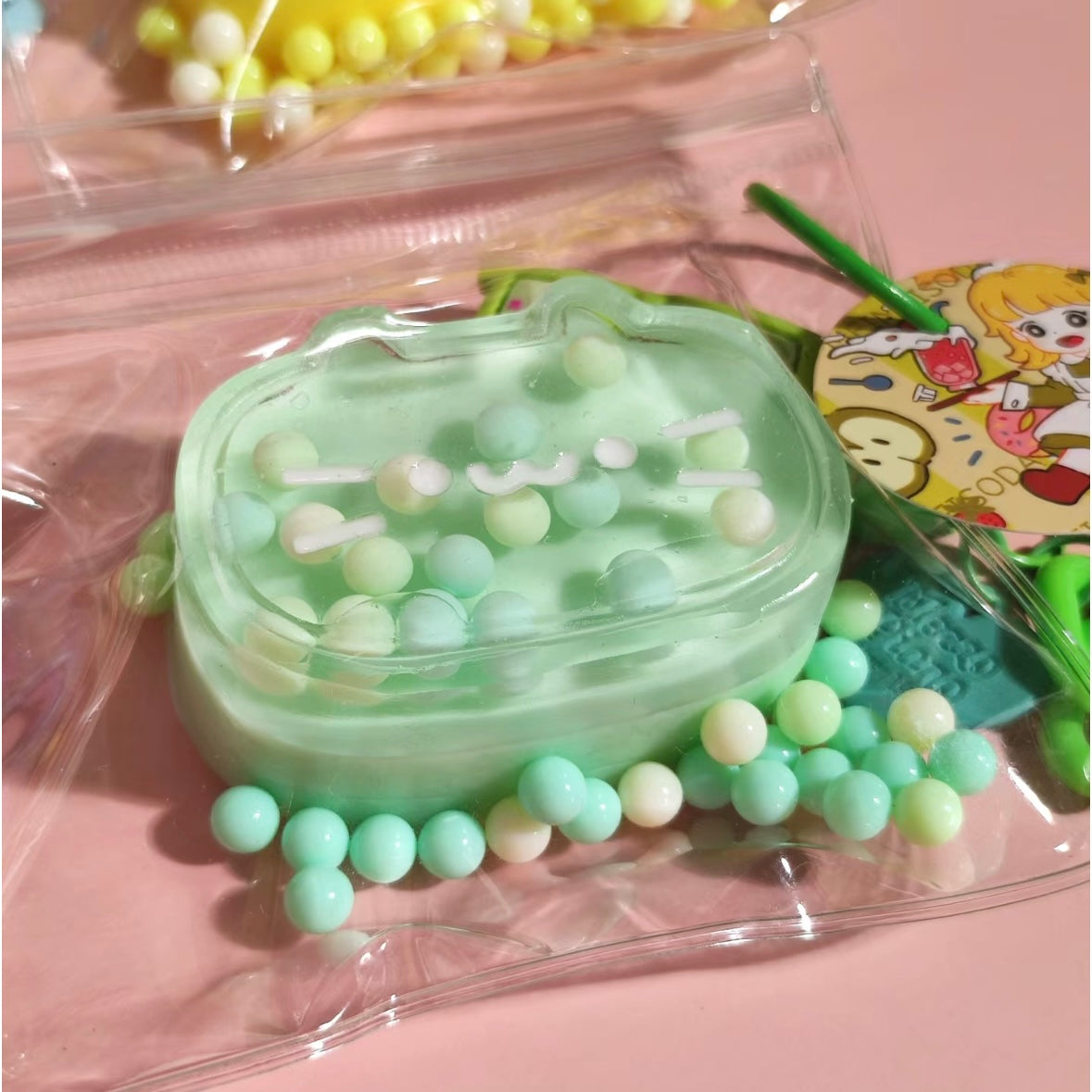 Handmade Silicone Cat Pudding Taba Squishy Toy