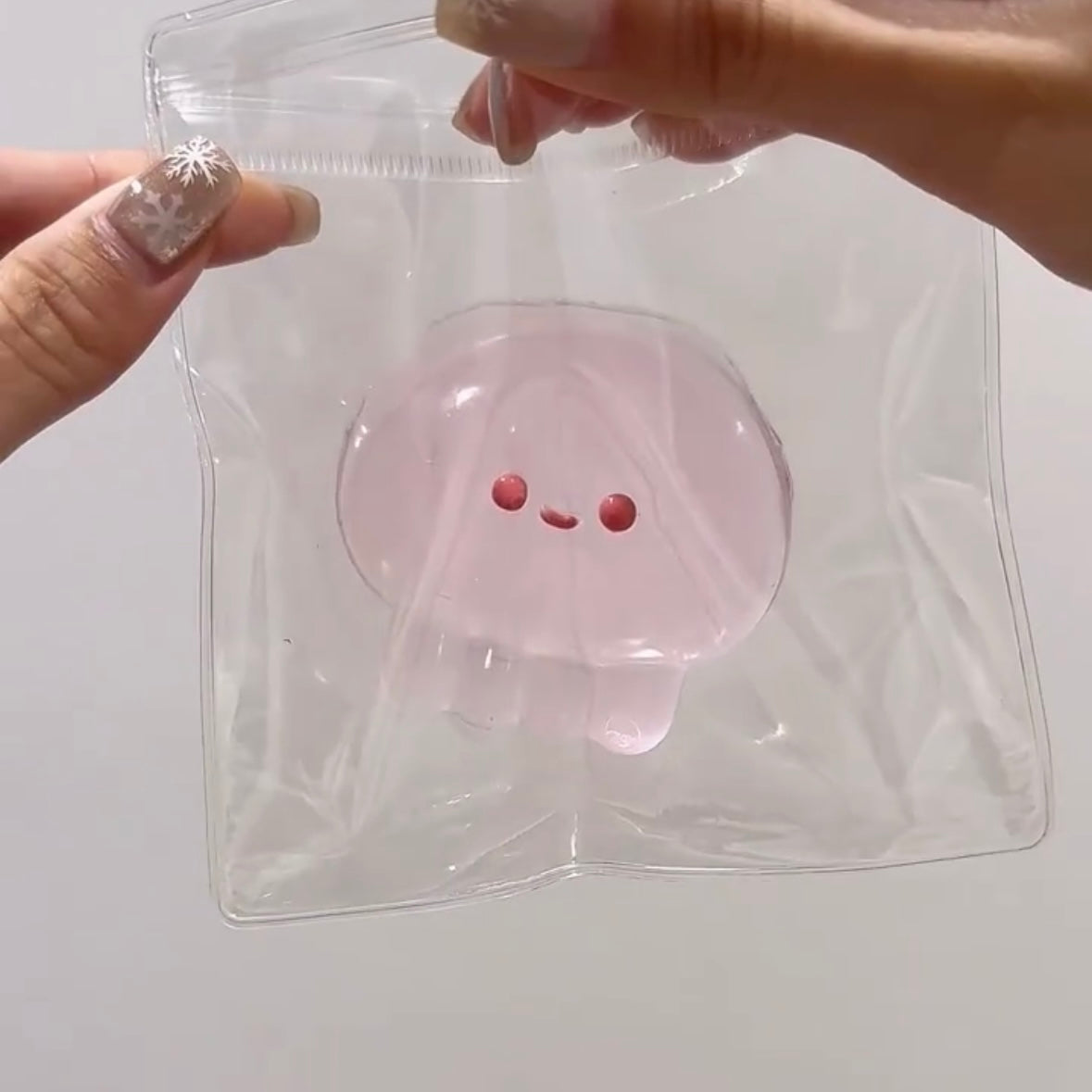 60g Handmade Transparent Jellyfish Octopus Taba Squishy Toy