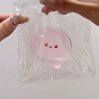 60g Handmade Transparent Jellyfish Octopus Taba Squishy Toy