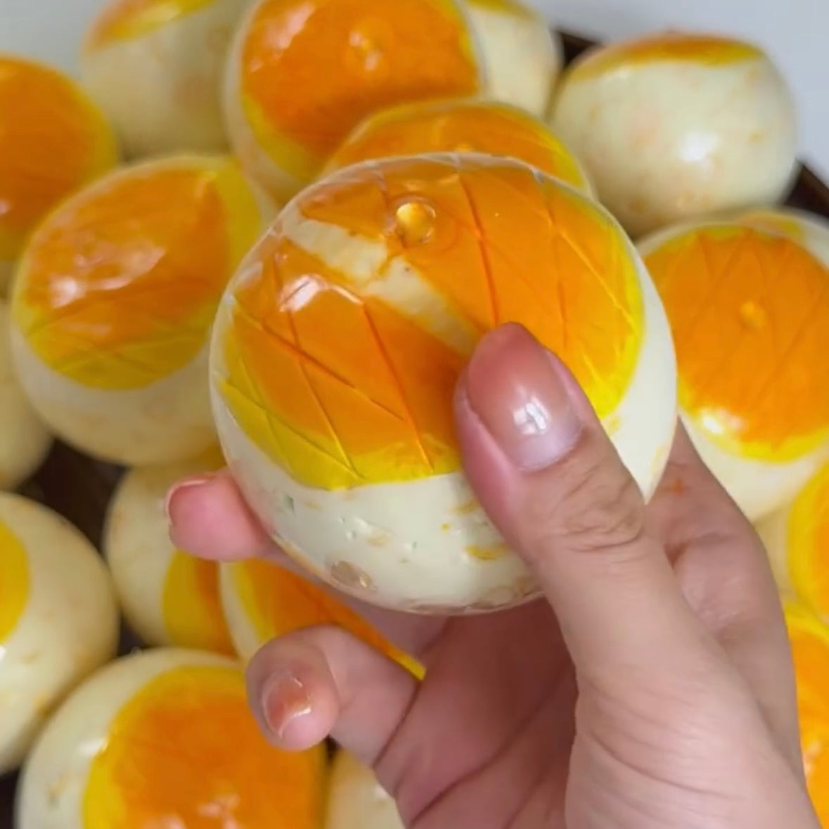 Pineapple Bun Handmade Stress Balls (Please Note That The Skin Is Easily Broken)