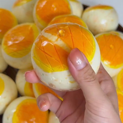 Pineapple Bun Handmade Stress Balls (Please Note That The Skin Is Easily Broken)