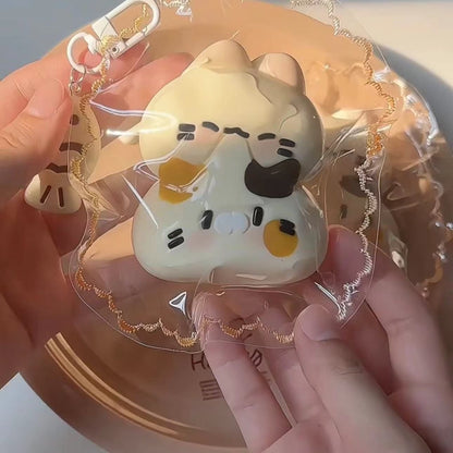 Three-colored Kitten Cat Taba Squishy Toy