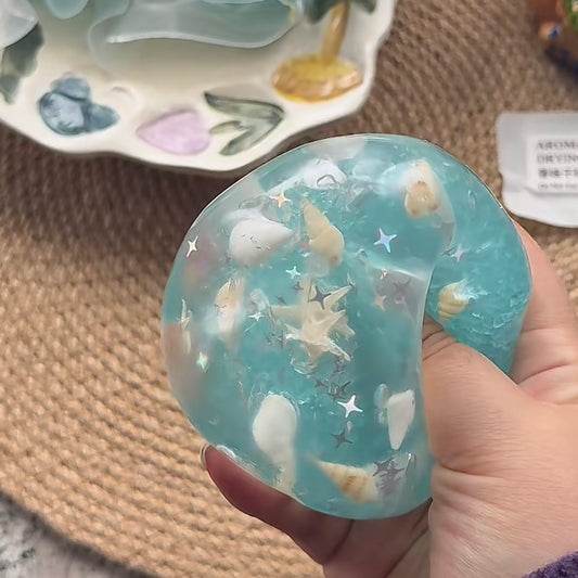 The Blue Underwater World Crisp Satisfying Sound Handmade Stress Ball