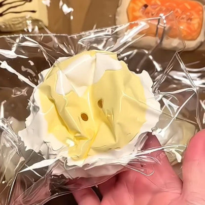 Cream Chicken Taba Squishy Toy