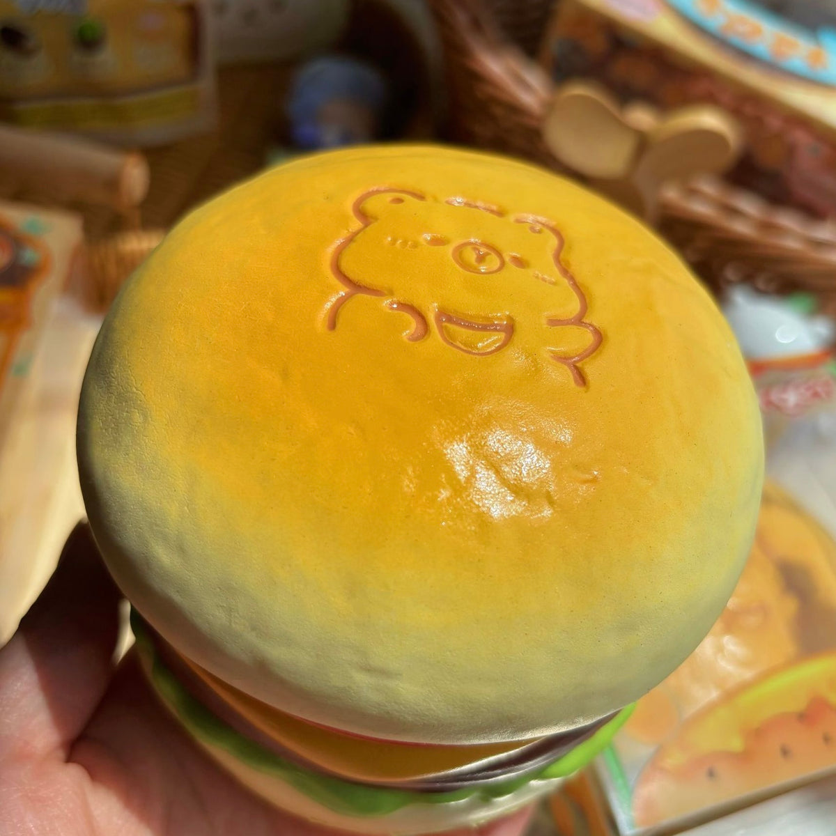 Slow Rising Squishy Large Hamburger Stress Relief Decompression Toy