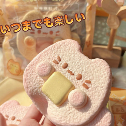 Slow Rising Squishy Kitty Hugging A Milk Candy Stress Relief Decompression Toy