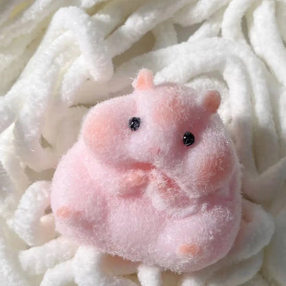 Squishy Hamster Stress Relief Decompression Toy with Flocking