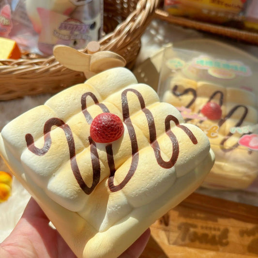 Slow Rising Squishy Marshmallow Bread Stress Relief Decompression Toy